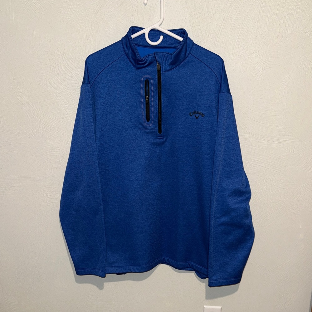 Callaway Blue Quarter-Zip Sweatshirt